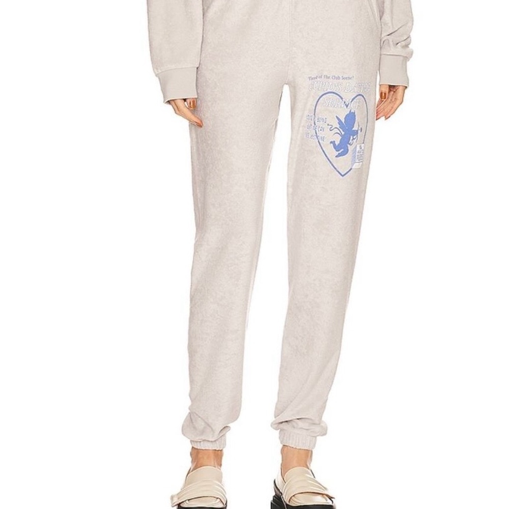 Boys Lie Gray Joggers with Blue Graphic